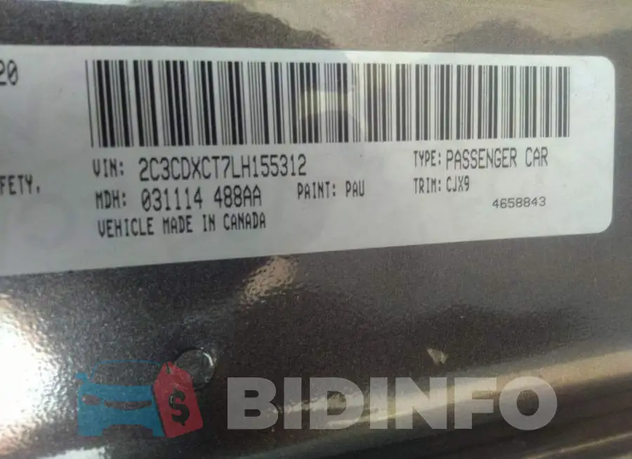 2C3CDXCT7LH155312 Photo# 9