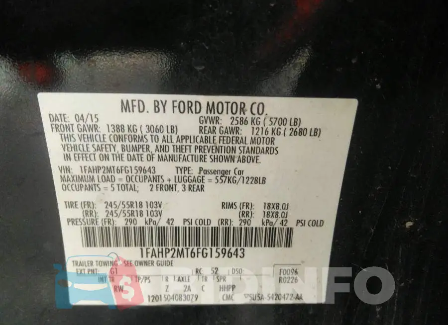1FAHP2MT6FG159643 Photo# 9