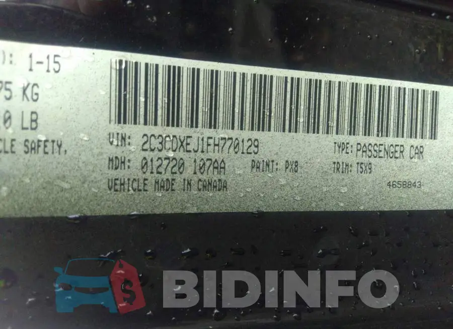2C3CDXEJ1FH770129 Photo# 9