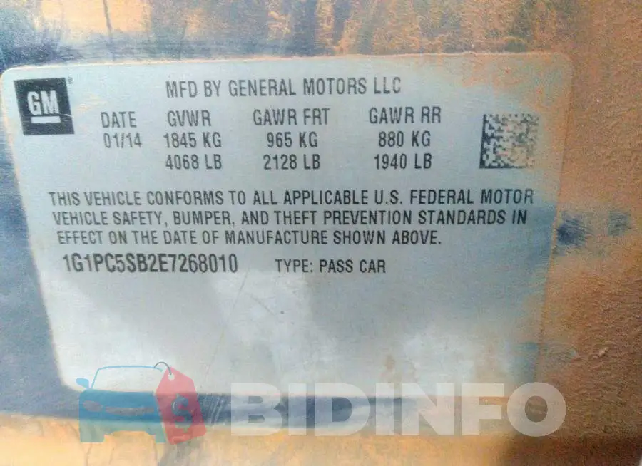 1G1PC5SB2E7268010 Photo# 9