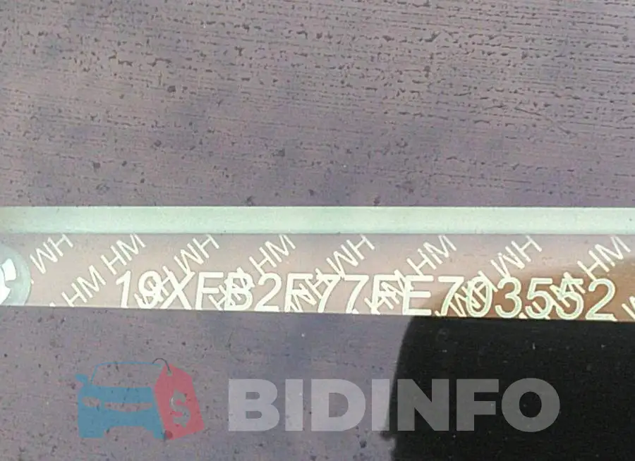 19XFB2F77FE703552 Photo# 9