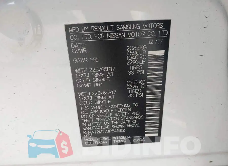 KNMAT2MT7JP541812 Photo# 9