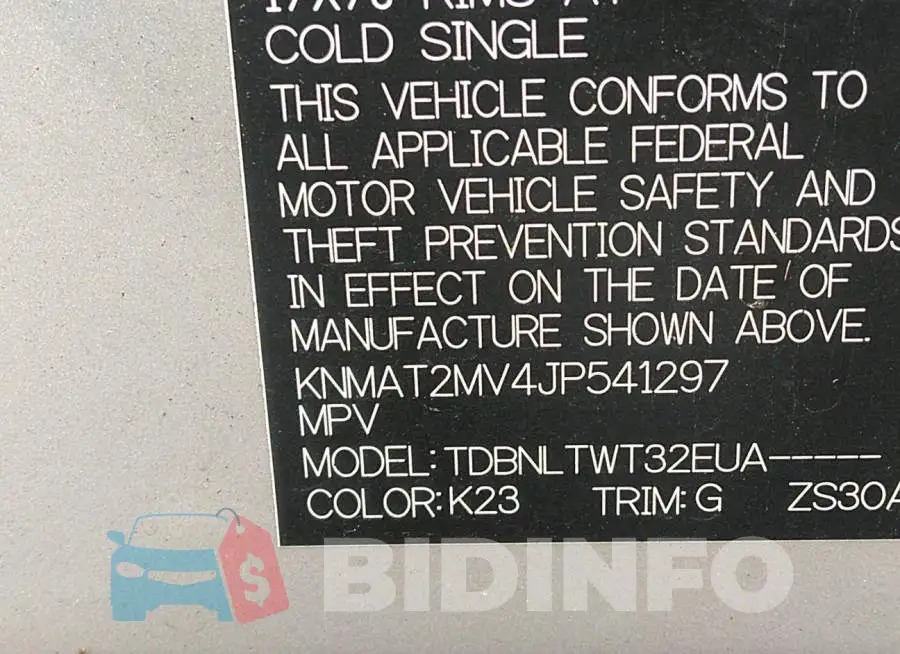 KNMAT2MV4JP541297 Photo# 9