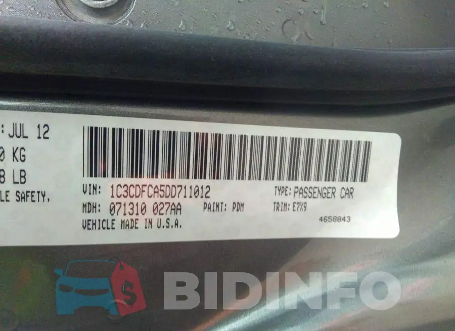 1C3CDFCA5DD711012 Photo# 9