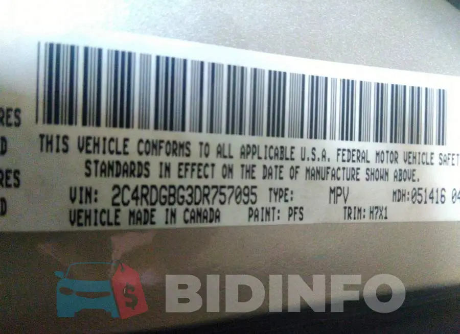 2C4RDGBG3DR757095 Photo# 9