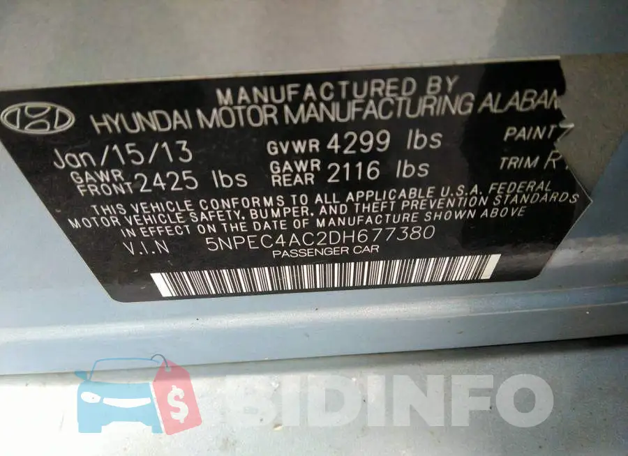 5NPEC4AC2DH677380 Photo# 9
