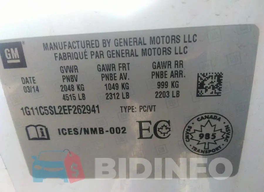 1G11C5SL2EF262941 Photo# 9