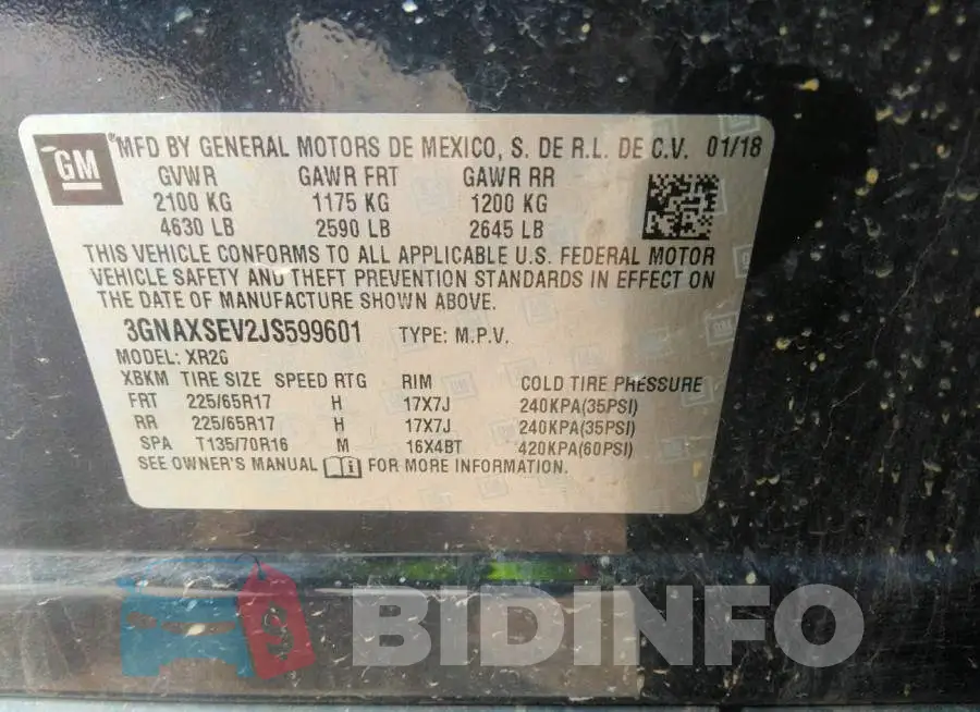 3GNAXSEV2JS599601 Photo# 9