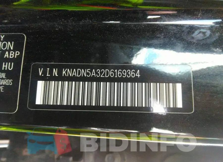 KNADN5A32D6169364 Photo# 9