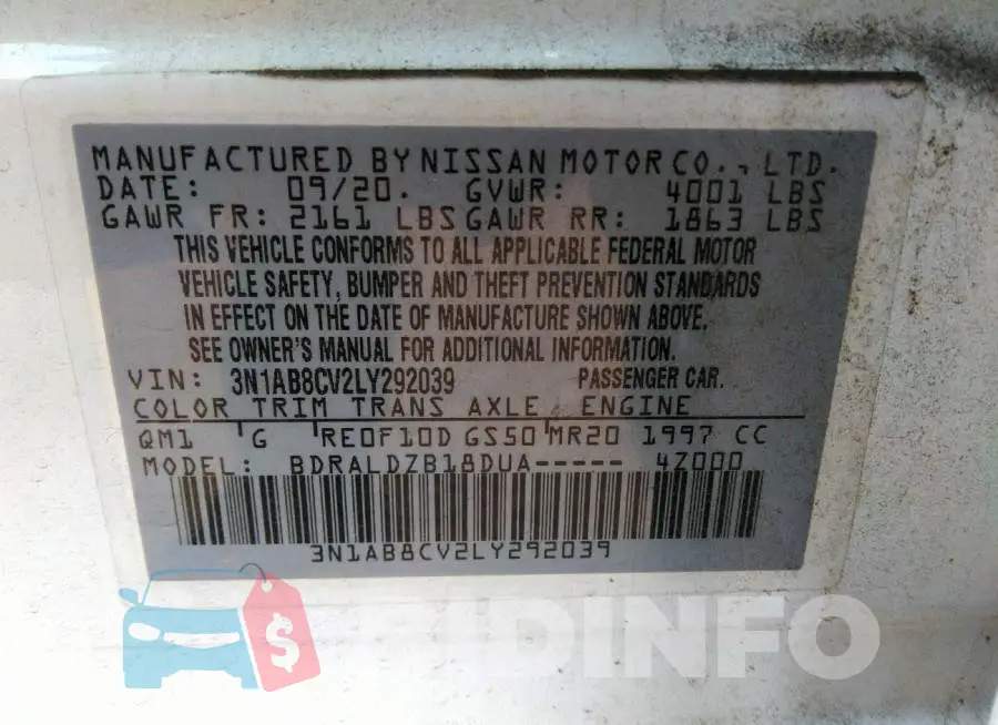 3N1AB8CV2LY292039 Photo# 9