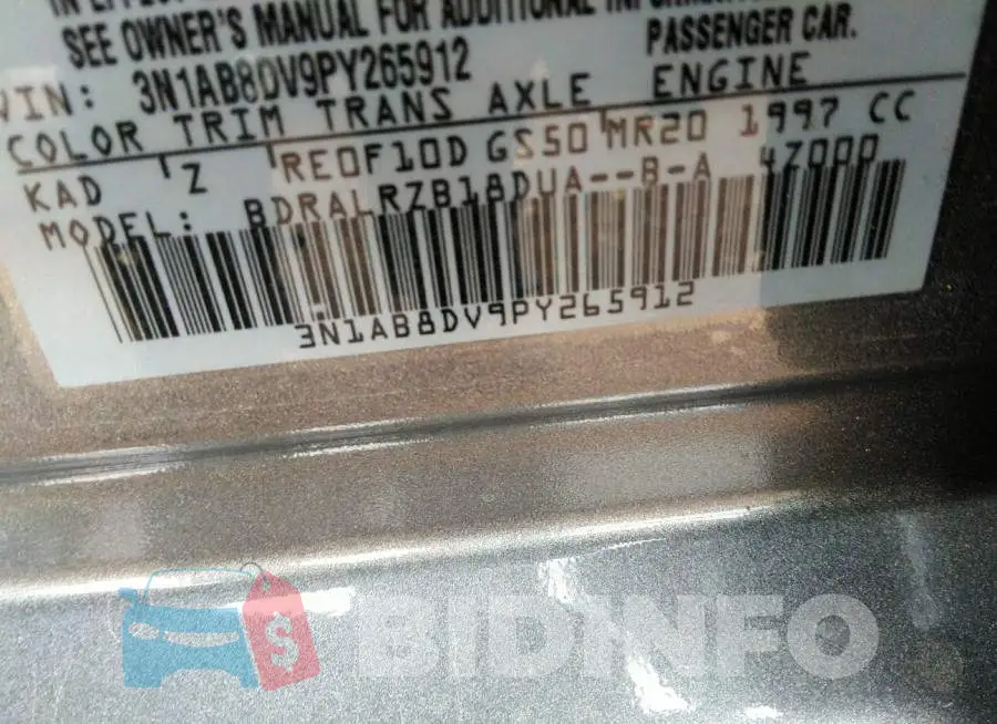 3N1AB8DV9PY265912 Photo# 9