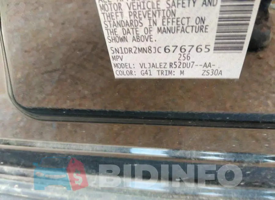 5N1DR2MN8JC676765 Photo# 9