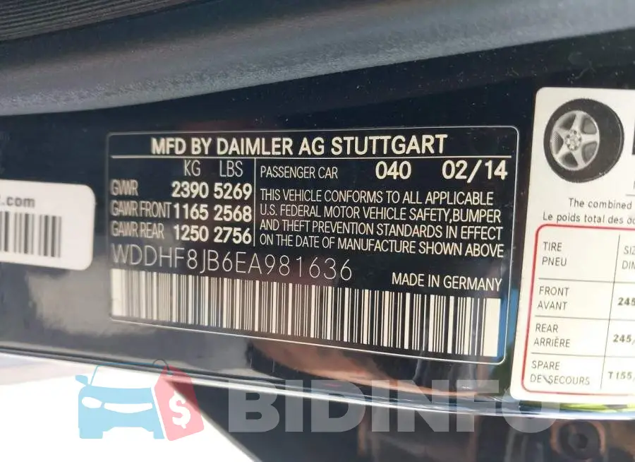WDDHF8JB6EA981636 Photo# 9
