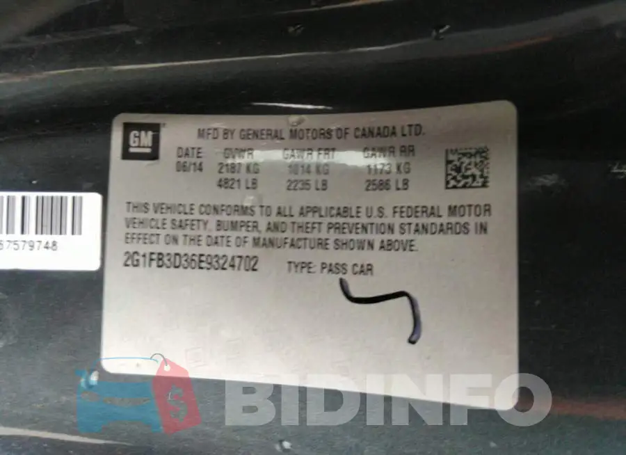 2G1FB3D36E9324702 Photo# 9