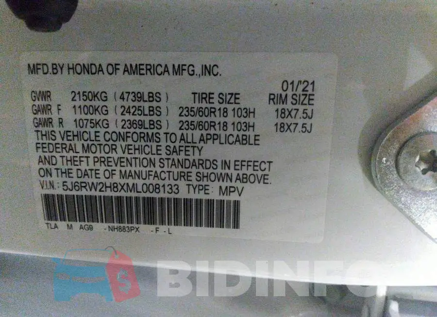 5J6RW2H8XML008133 Photo# 9