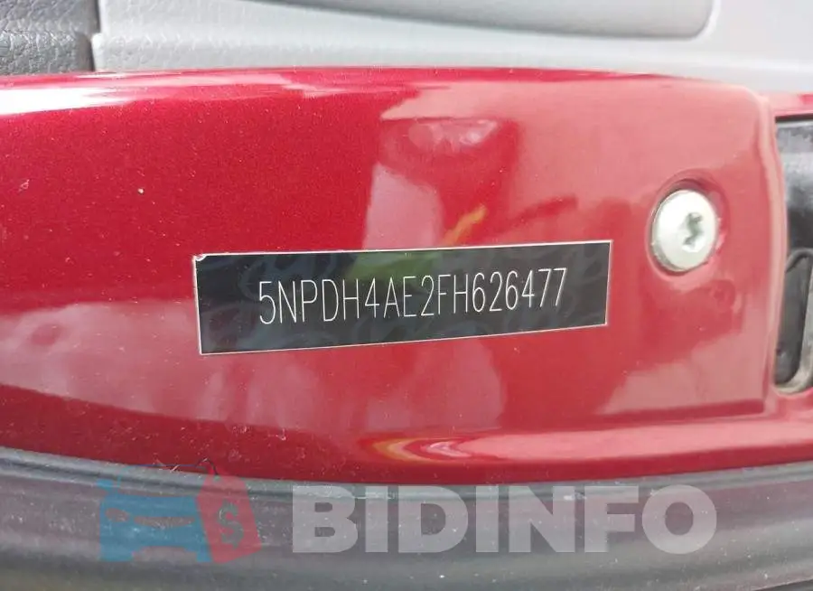 5NPDH4AE2FH626477 Photo# 9