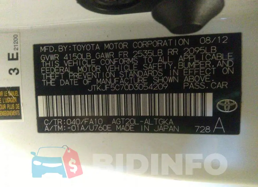 JTKJF5C70D3054209 Photo# 9