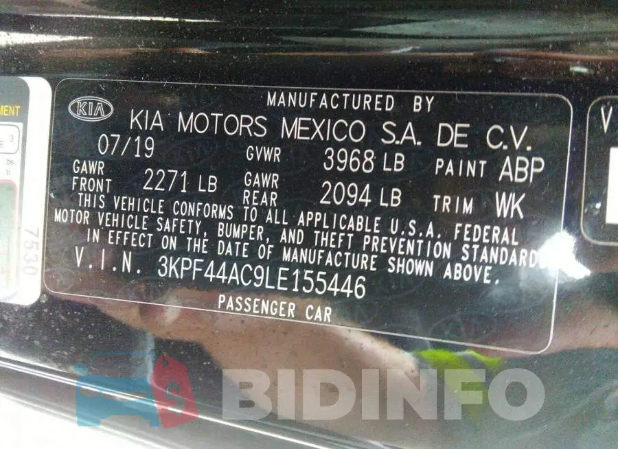 3KPF44AC9LE155446 Photo# 9