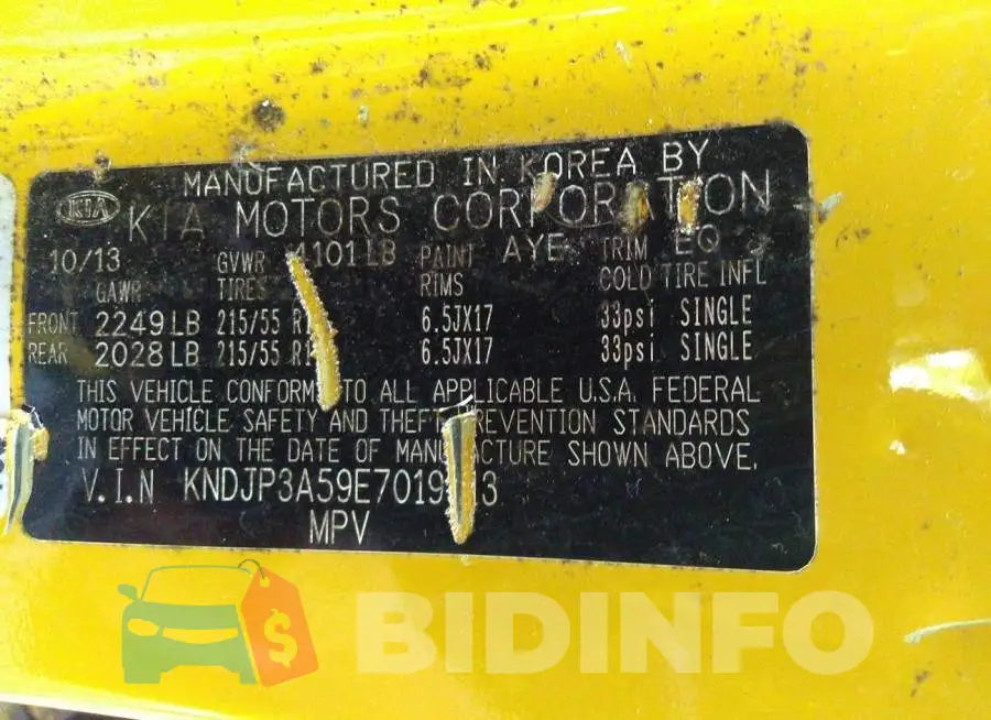 KNDJP3A59E7019513 Photo# 9