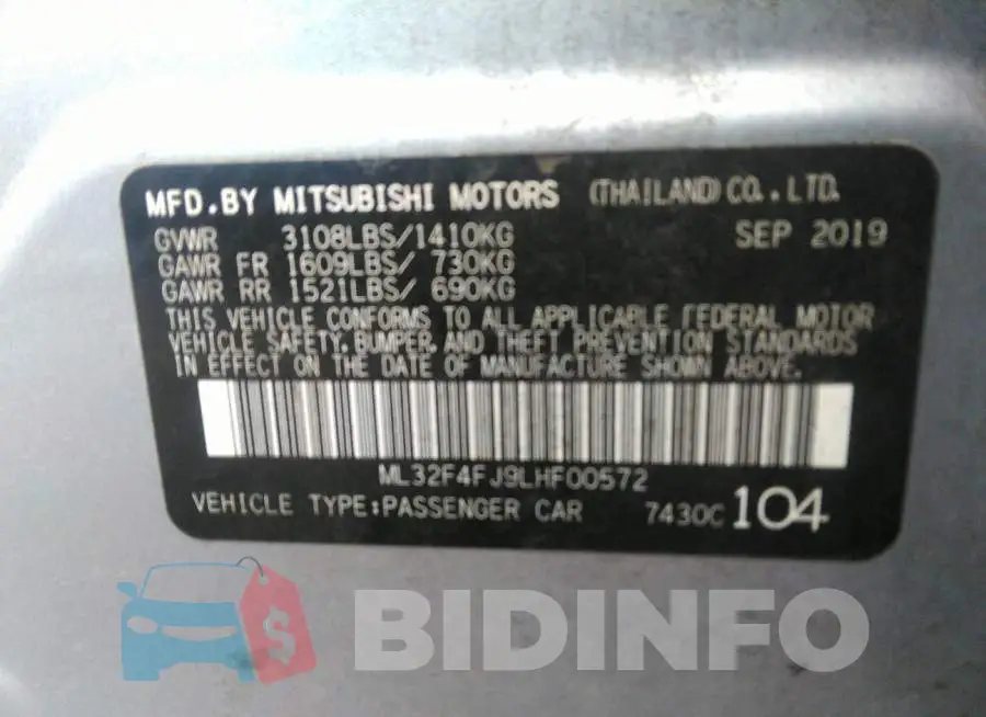 ML32F4FJ9LHF00572 Photo# 9