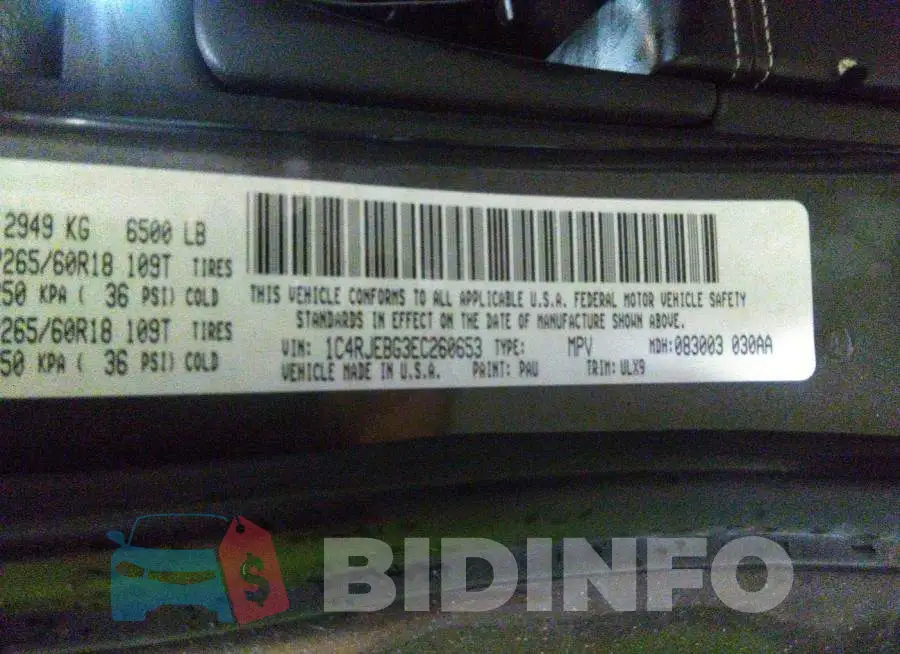 1C4RJEBG3EC260653 Photo# 9