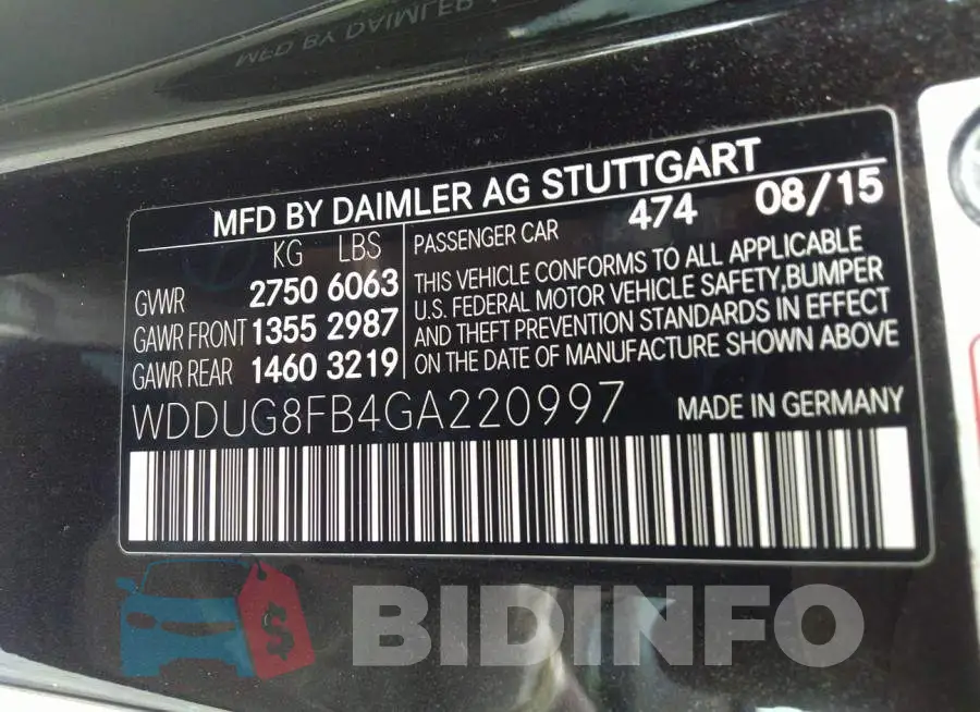 WDDUG8FB4GA220997 Photo# 9