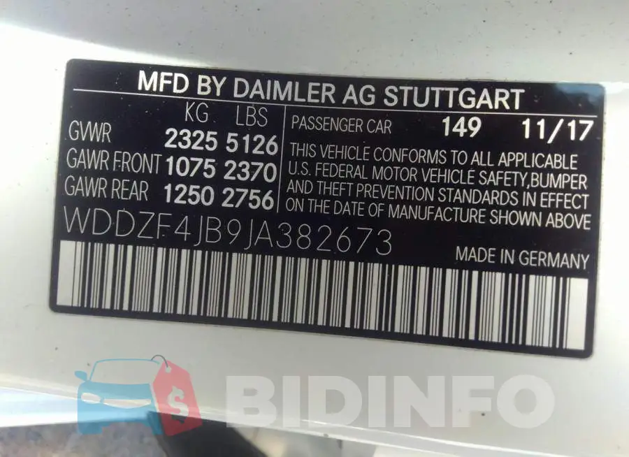 WDDZF4JB9JA382673 Photo# 9