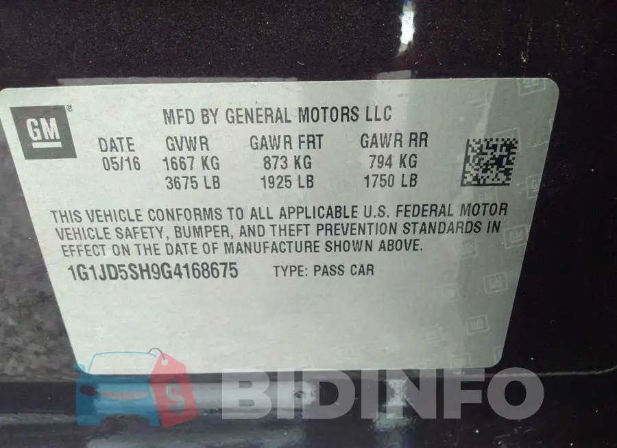 1G1JD5SH9G4168675 Photo# 9