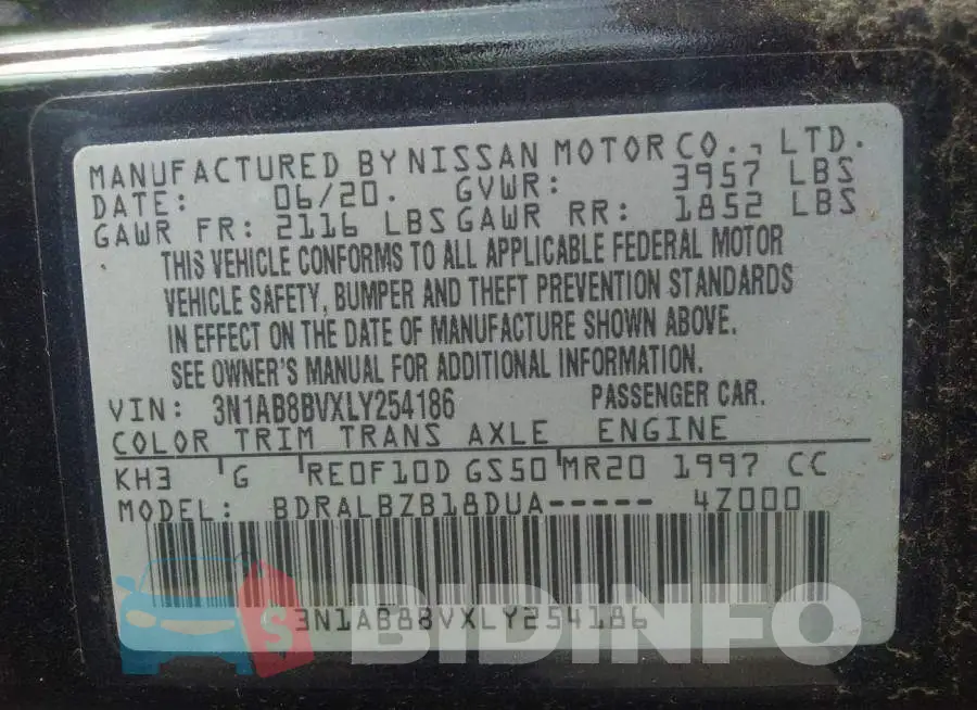 3N1AB8BVXLY254186 Photo# 9