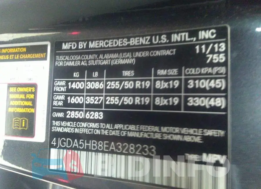 4JGDA5HB8EA328233 Photo# 9