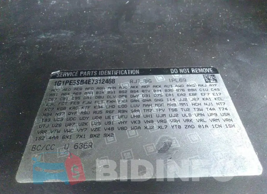 1G1PE5SB4E7312468 Photo# 9