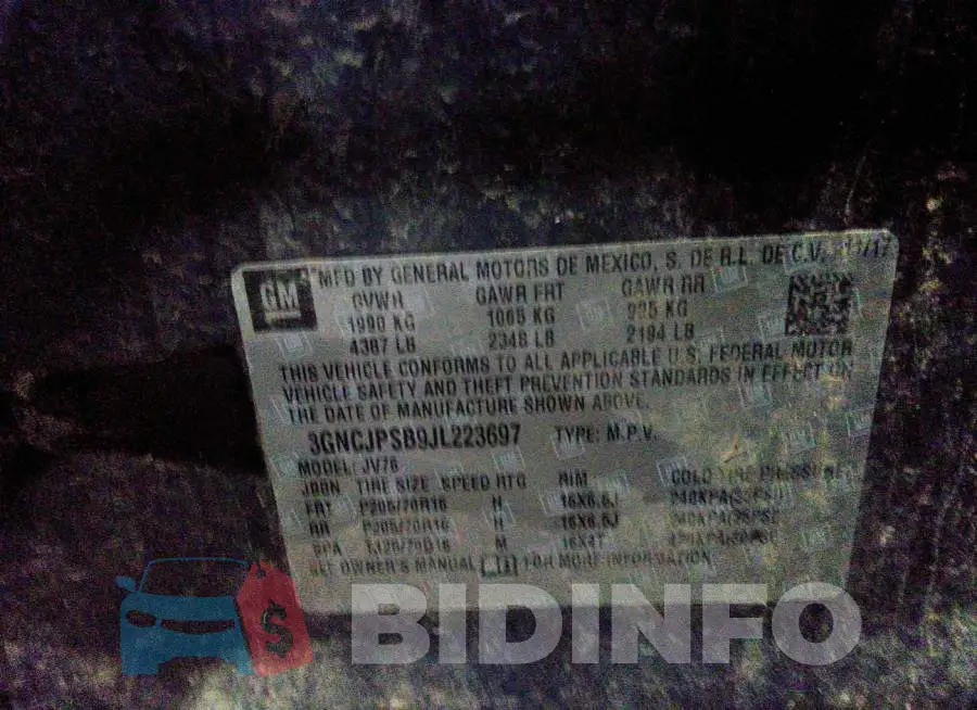 3GNCJPSB9JL223697 Photo# 9