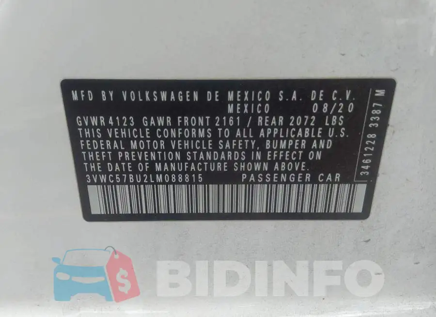 3VWC57BU2LM088815 Photo# 9