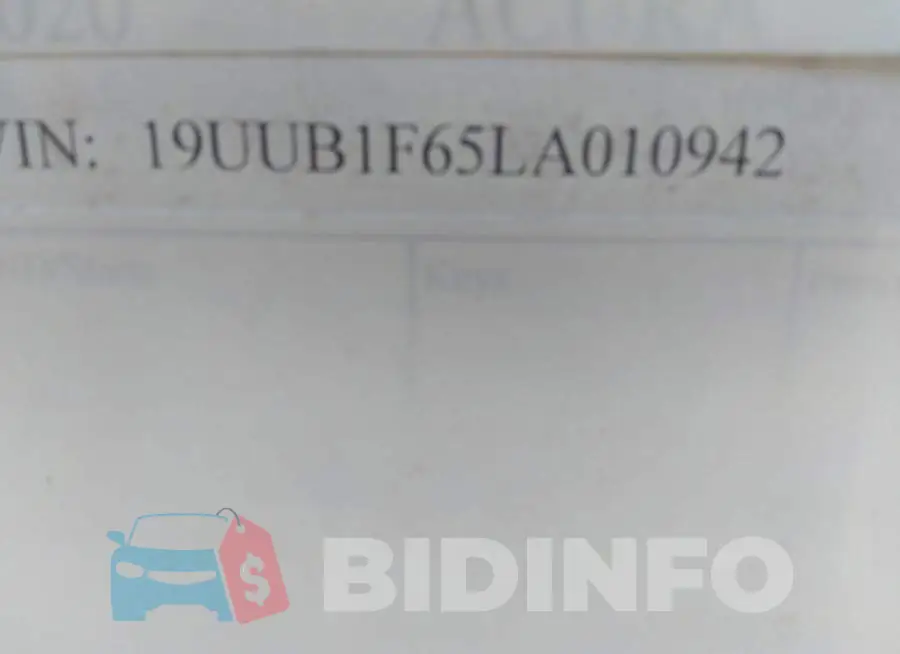 19UUB1F65LA010942 Photo# 9