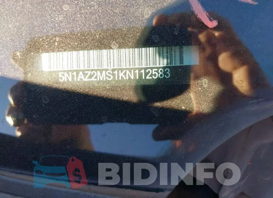 5N1AZ2MS1KN112583 Photo# 9