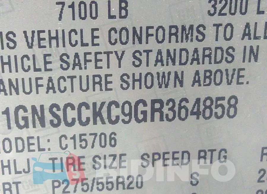 1GNSCCKC9GR364858 Photo# 9