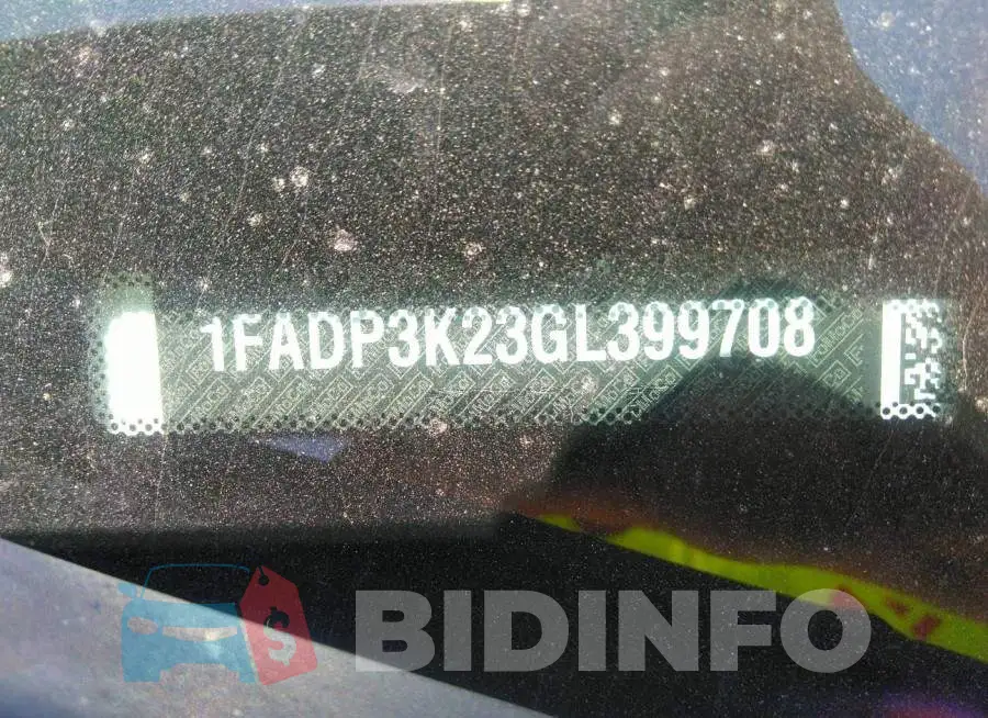1FADP3K23GL399708 Photo# 9