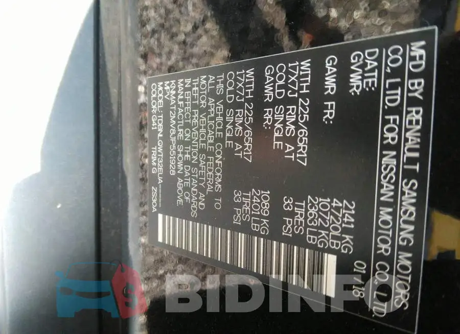 KNMAT2MV8JP551928 Photo# 9