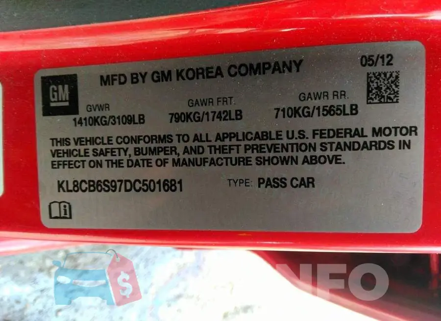 KL8CB6S97DC501681 Photo# 9