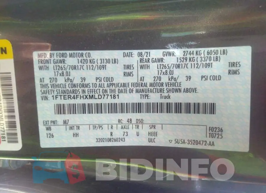 1FTER4FHXMLD77181 Photo# 9