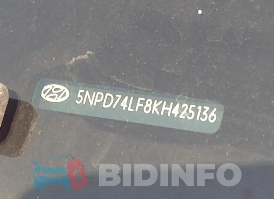 5NPD74LF8KH425136 Photo# 9