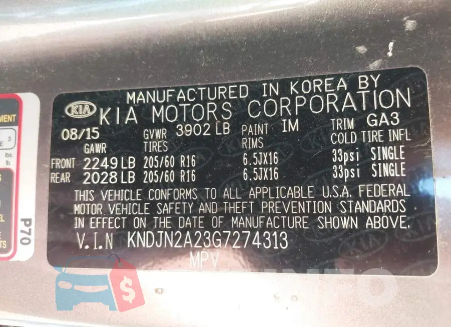 KNDJN2A23G7274313 Photo# 9