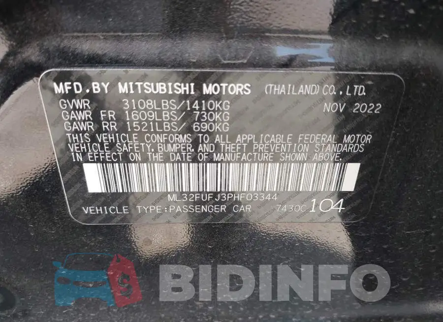 ML32FUFJ3PHF03344 Photo# 9