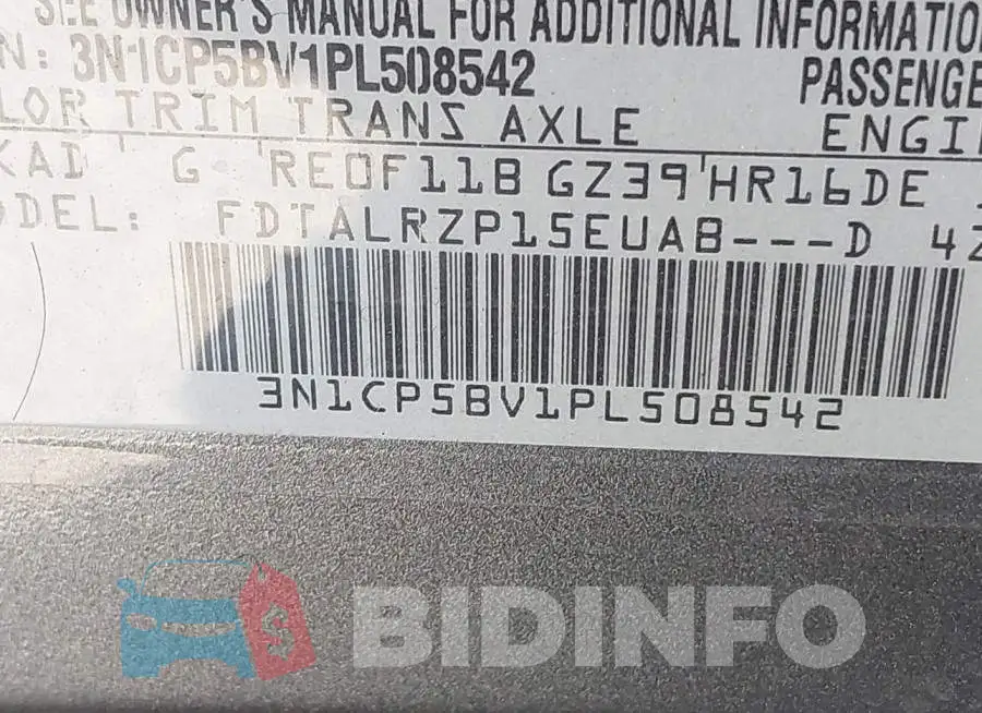 3N1CP5BV1PL508542 Photo# 9