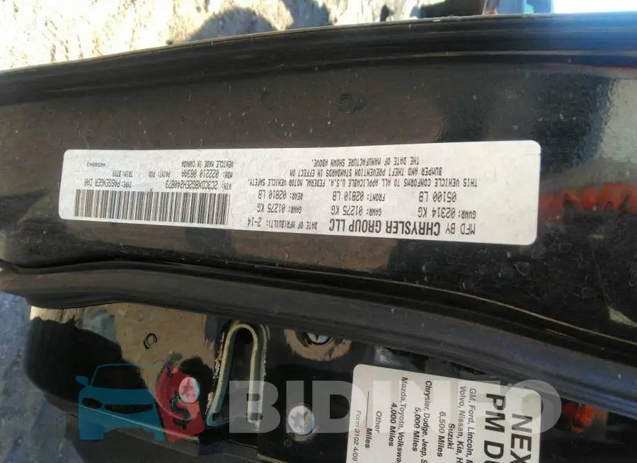 2C3CDXBG2EH240873 Photo# 9