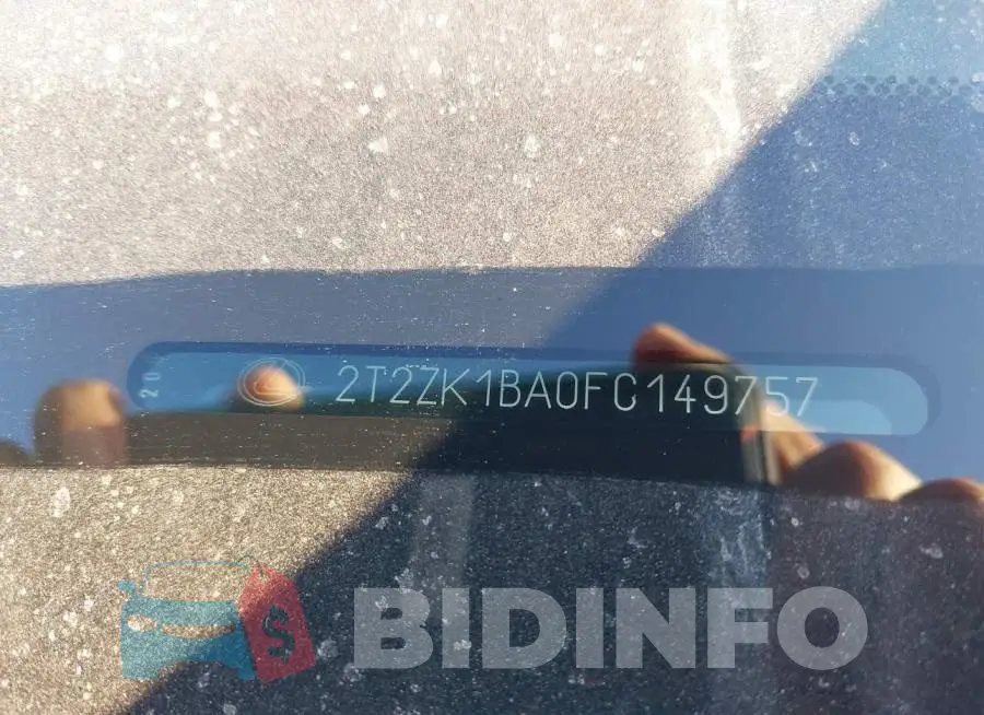 2T2ZK1BA0FC149757 Photo# 9