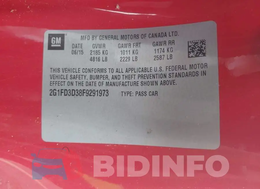 2G1FD3D38F9291973 Photo# 9