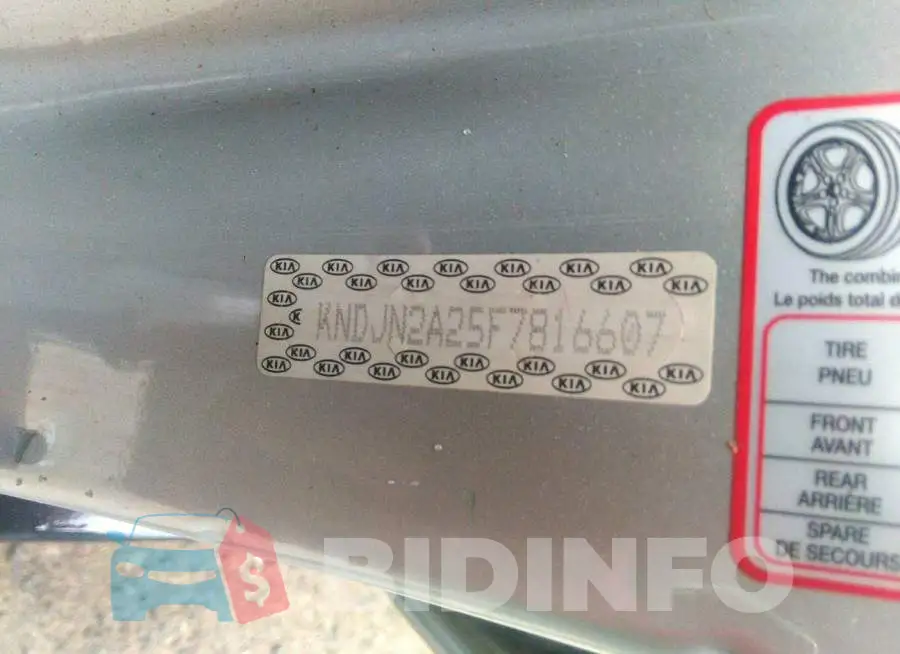 KNDJN2A25F7816607 Photo# 9