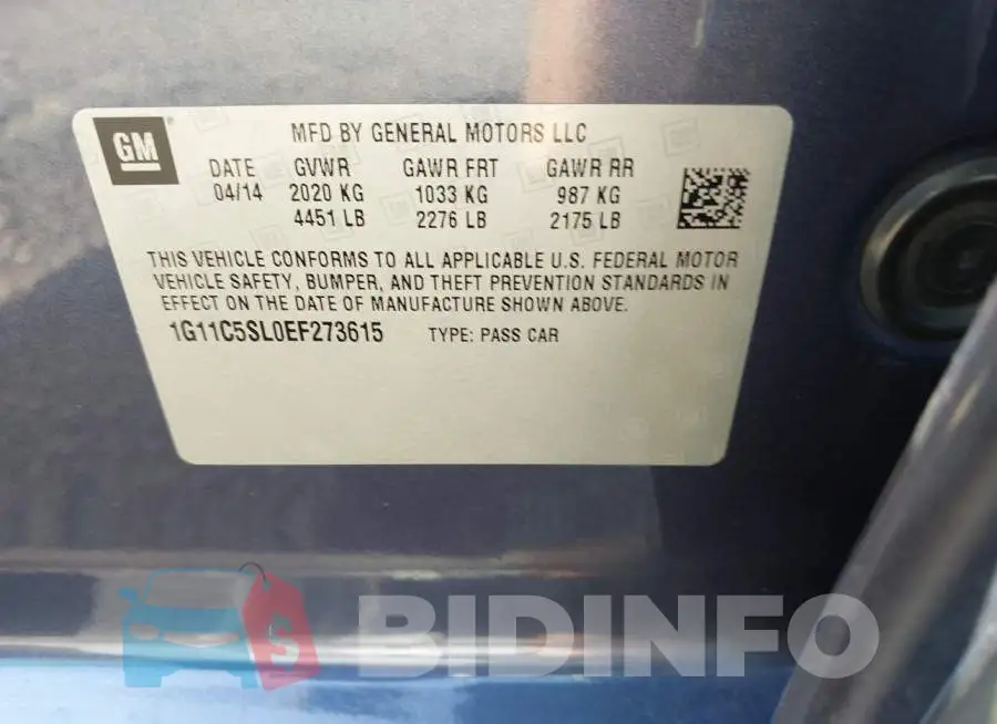 1G11C5SL0EF273615 Photo# 9