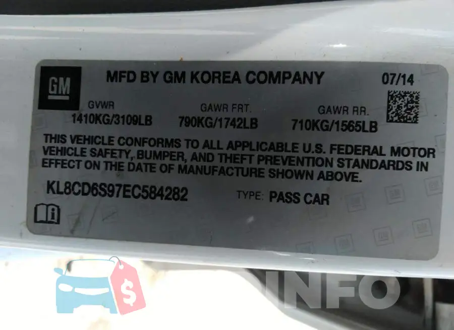 KL8CD6S97EC584282 Photo# 9